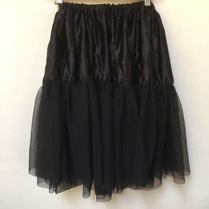 Halloween Costume Witch Black Skirt